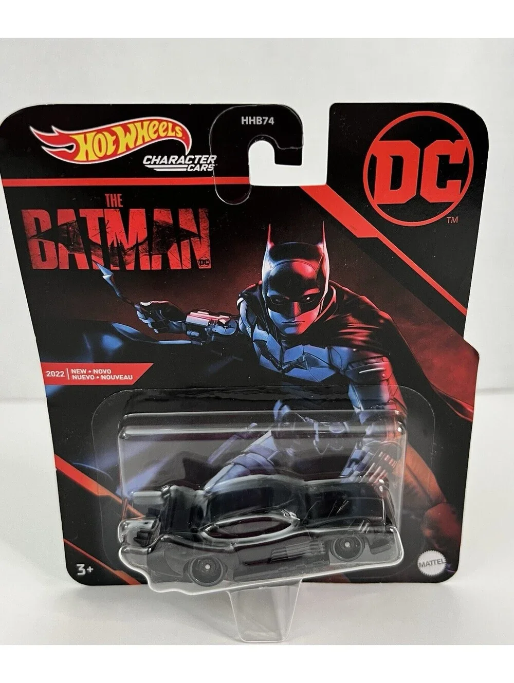 New Hot Wheels DC The Batman 2022 Batman Character Car GRM30 1:64 Sealed